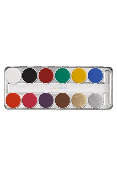 Kryolan Aquacolor SN Palette 12 Colors
