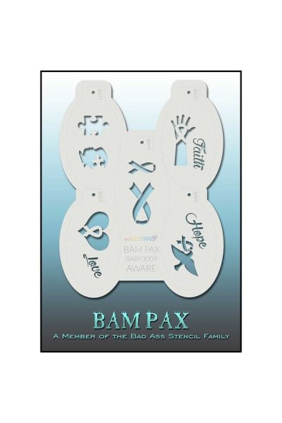 Bad Ass Bam-Pax Aware Stencil