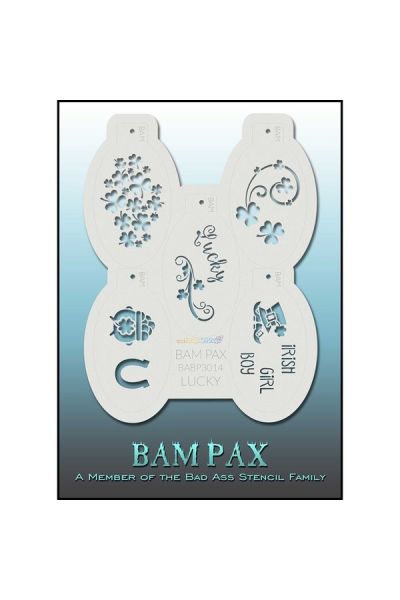 Bad Ass Bam-Pax Lucky Stencil