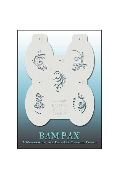 Bad Ass Bam-Pax Lovely Stencil