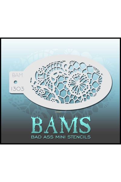 Bad Ass Bams FacePaint Stencil 1303