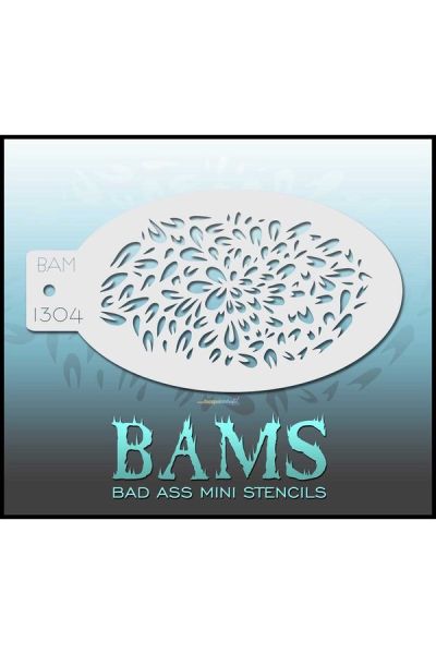 Bad Ass Bams FacePaint Stencil 1304