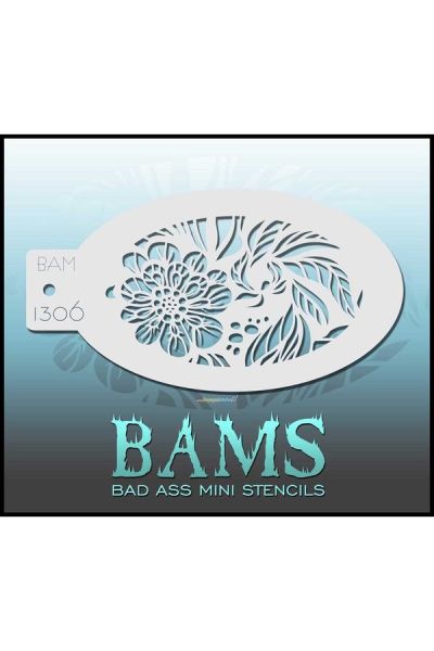 Bad Ass Bams FacePaint Stencil 1306