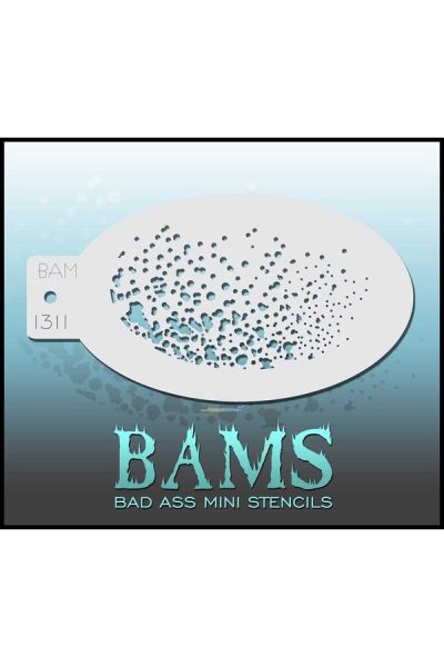Bad Ass Bams FacePaint Stencil 1311
