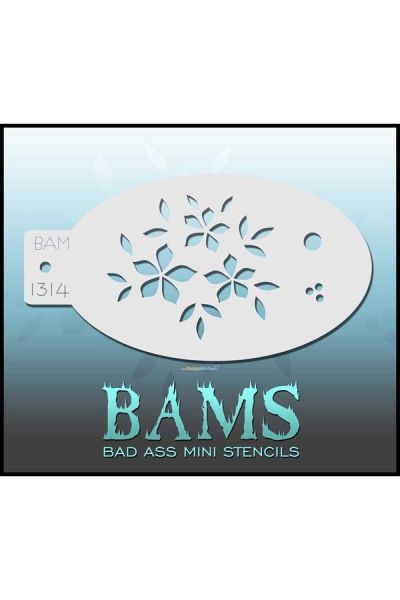 Bad Ass Bams FacePaint Stencil 1314
