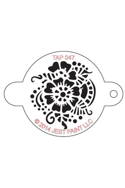 Tap Facepaint Henna Pattern