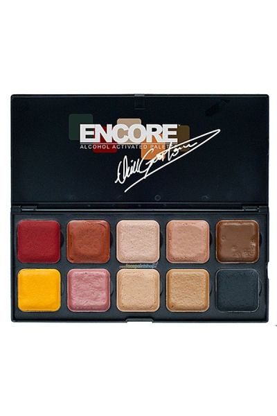 Encore Alcohol Facepaint Palette Flesh By Neill Gorton