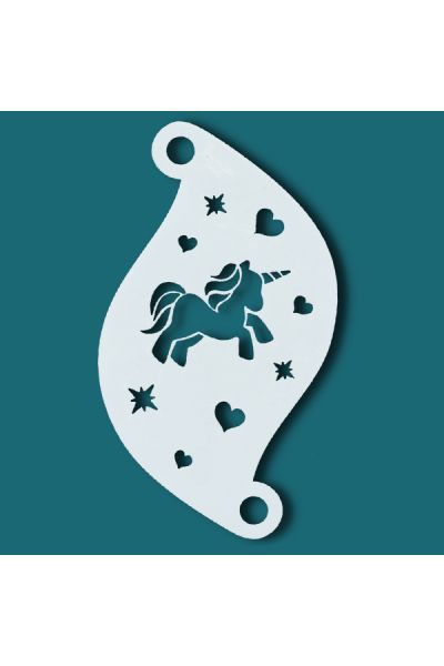 Face Paint Stencil Charming Unicorn
