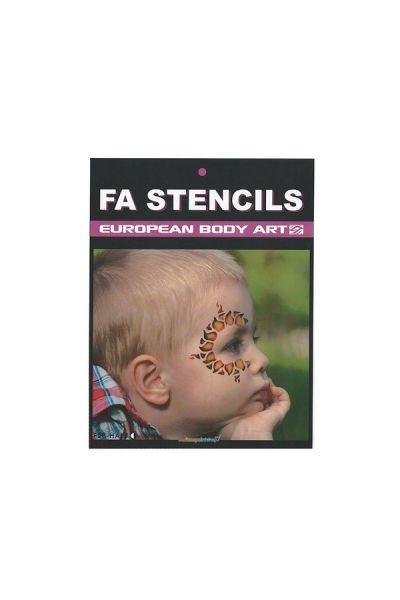 FA Airbrush/Facepaint Tribal Sun Stencils