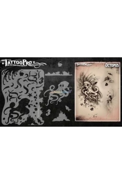 Wiser Airbrush Tattoo Octopus