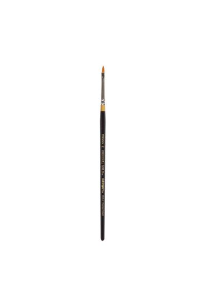 Kingart Original Gold 9515 Golden Taklon Pointed Filbert Brush 2