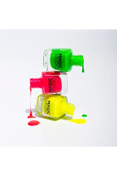 Magic Studio Neon Three Nail Polishes