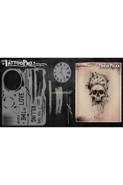 Wiser Airbrush Tattoo Trash Polka