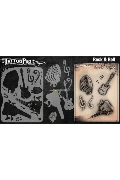 Wiser Airbrush Tattoo Rock & Roll
