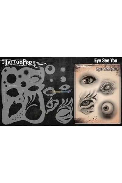 Wiser Airbrush Tattoo Eye See You