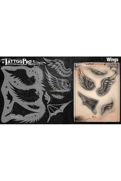 Wiser Airbrush Tattoo Wings