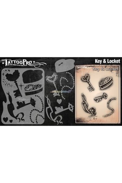 Wiser Airbrush Tattoo Key & Locket