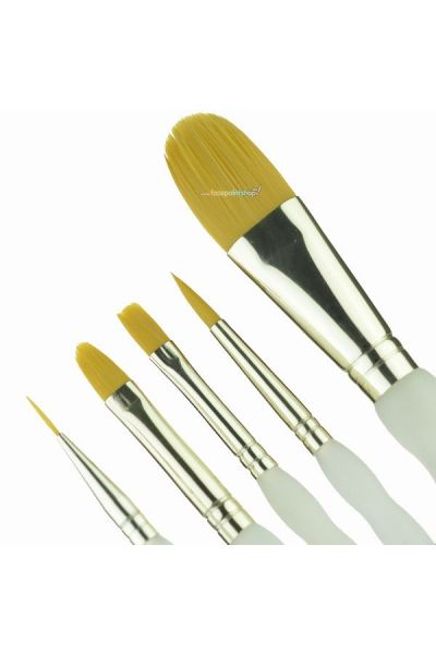 Royal Brush Soft Grip Set 5 Brushes Sg301-3t