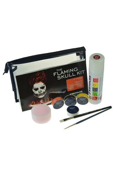 Kryolan The Flaming Skull Kit