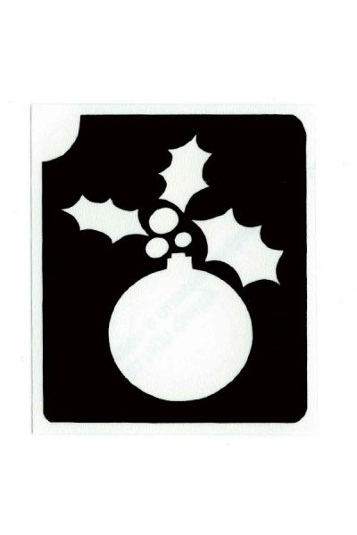 Glittertattoo Stencil Christmas Decorations 2