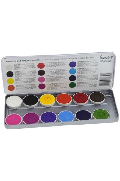 Superstar Aqua Face & Bodypaint Palette By Svetlana Keller