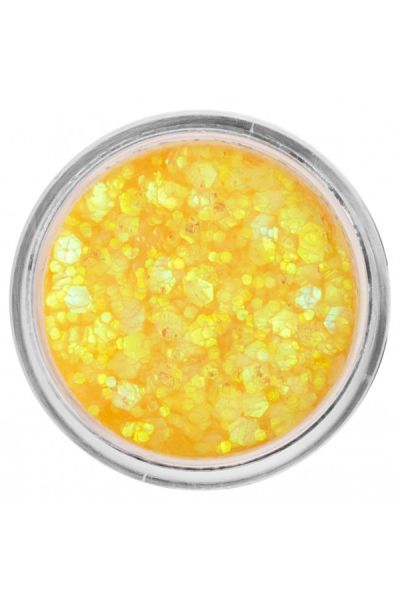 PXP Pressed Chunky Glitter Cream Honey Yellow Chameleon 10ml