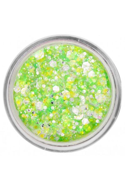PXP Pressed Chunky Glitter Cream Neon Green 10ml
