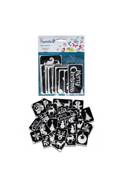 Superstar Christmas Xl Glitter Tattooset 