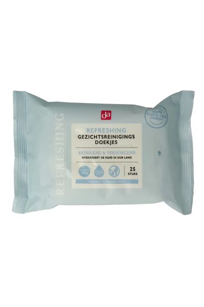 DA Facial Cleansing Wipes Refreshing 25 Pcs