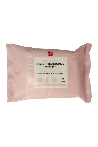 DA Facial Cleansing Wipes Sensitive 25 Pcs