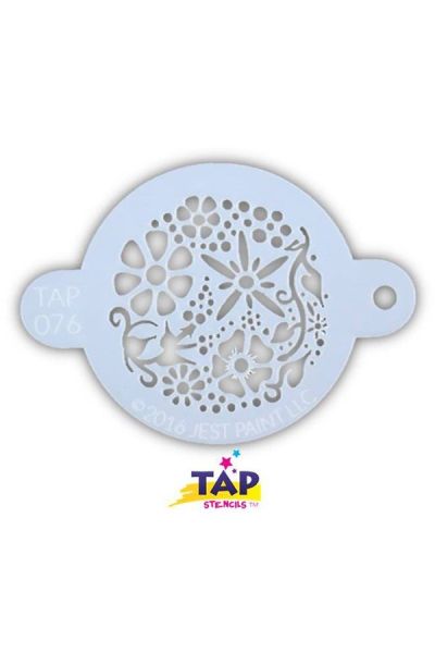 Tap Facepaint Stencil Spring Garden
