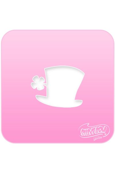 Silly Farm Stencil Lucky Top Hat