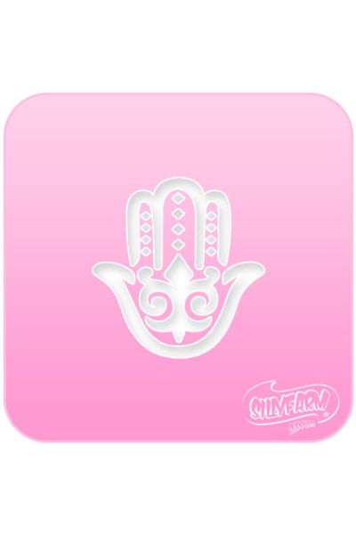 Silly Farm Stencil Hamsa