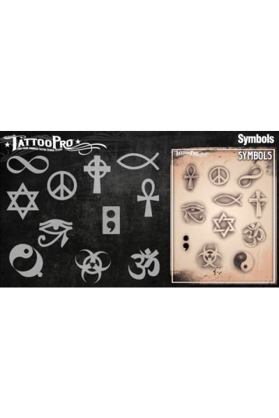 Wiser Airbrush Tattoo Symbols