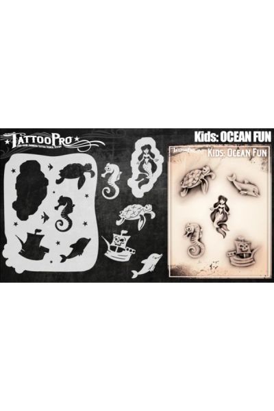 Wiser Airbrush Tattoo Ocean Fun