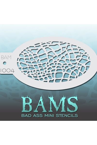 Bad Ass Bams FacePaint Stencil 1004