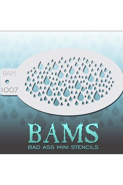 Bad Ass Bams FacePaint Stencil 1007