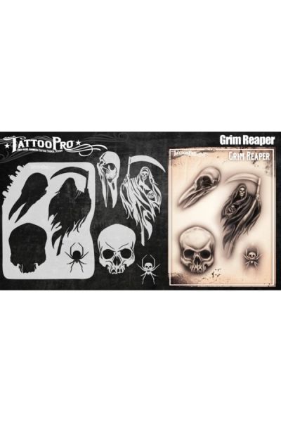 Wiser Airbrush Tattoo Grim Reaper