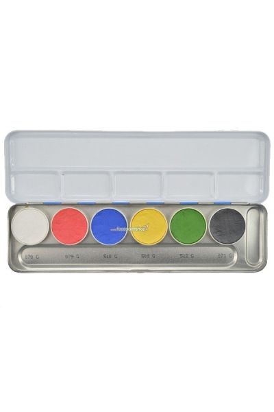 Kryolan Aquacolor Interferenz Palette Standard