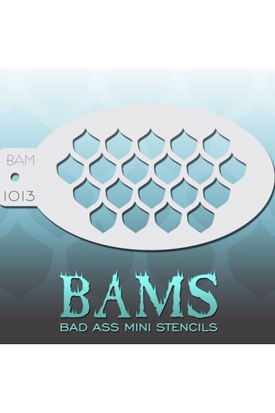 Bad Ass Bams FacePaint Stencil 1013