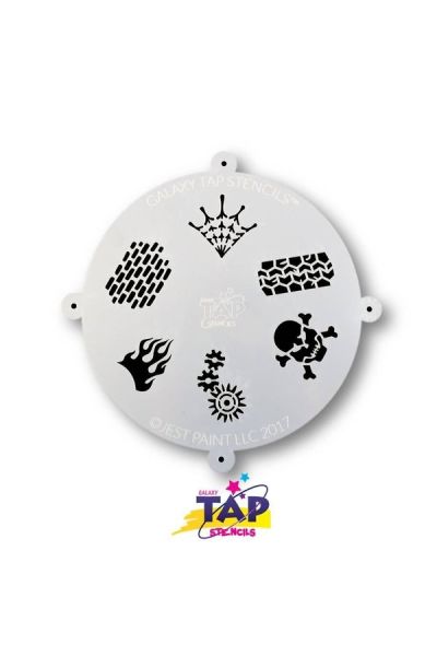 Tap Galaxy Hardcore Facepainting Stencils