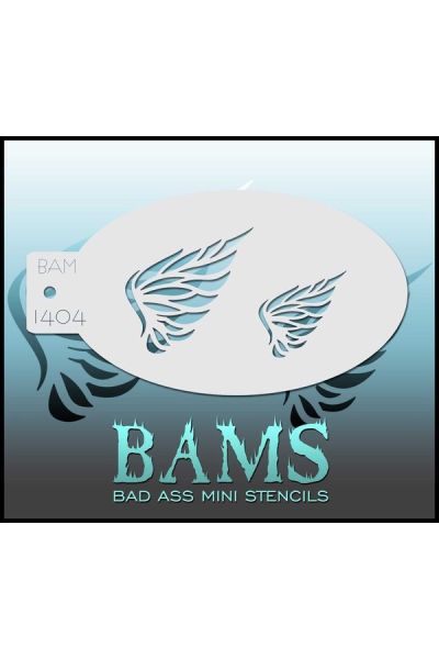 Bad Ass Bams FacePaint Stencil 1404
