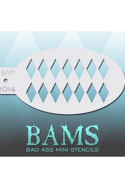 Bad Ass Bams FacePaint Stencil 1014