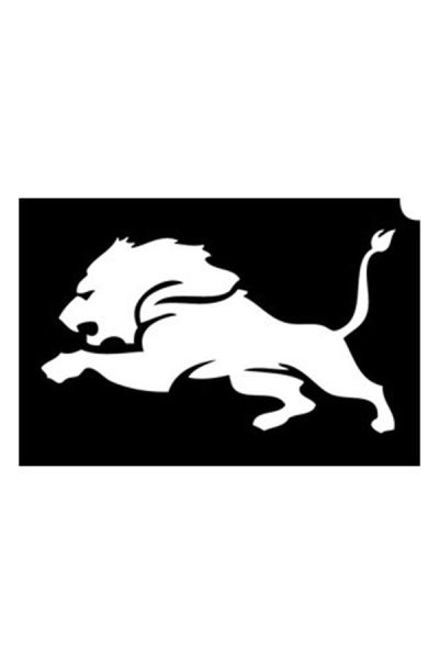 Glittertattoo Stencils Mighty Lion (5 pack)