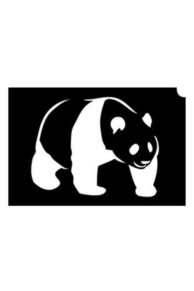 Glittertattoo Stencils Panda (5 pack)