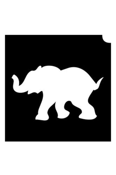 Glittertattoo Stencils Baby Elephant (5 pack)