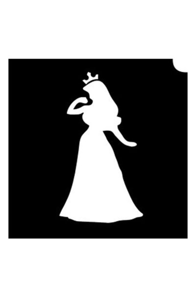Glittertattoo Stencils Royal Princess (5 pack)