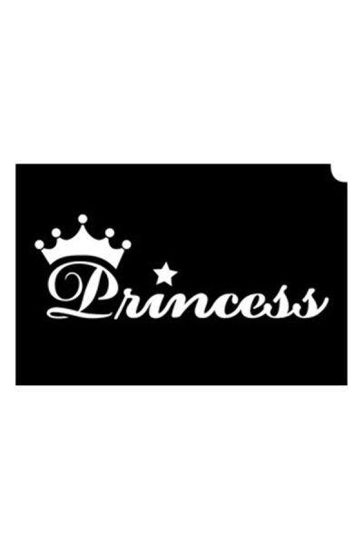Glittertattoo Stencils Crown Princess (5 pack)