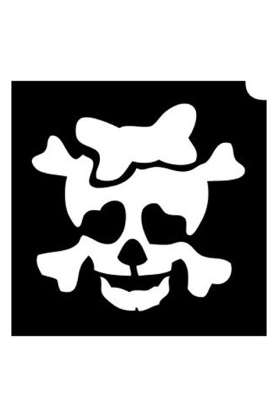 Glittertattoo Stencils Cutie Skull (5 pack)