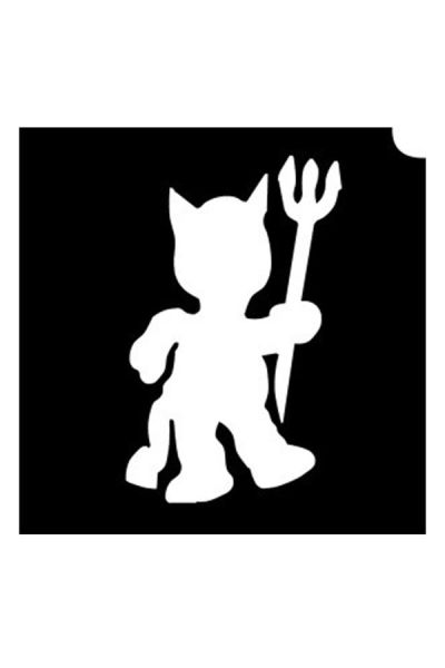 Glittertattoo Stencils Little Devil (5 pack)